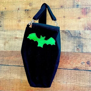 NWOT Sweet Midnight Coffin Backpack Bag With Bat